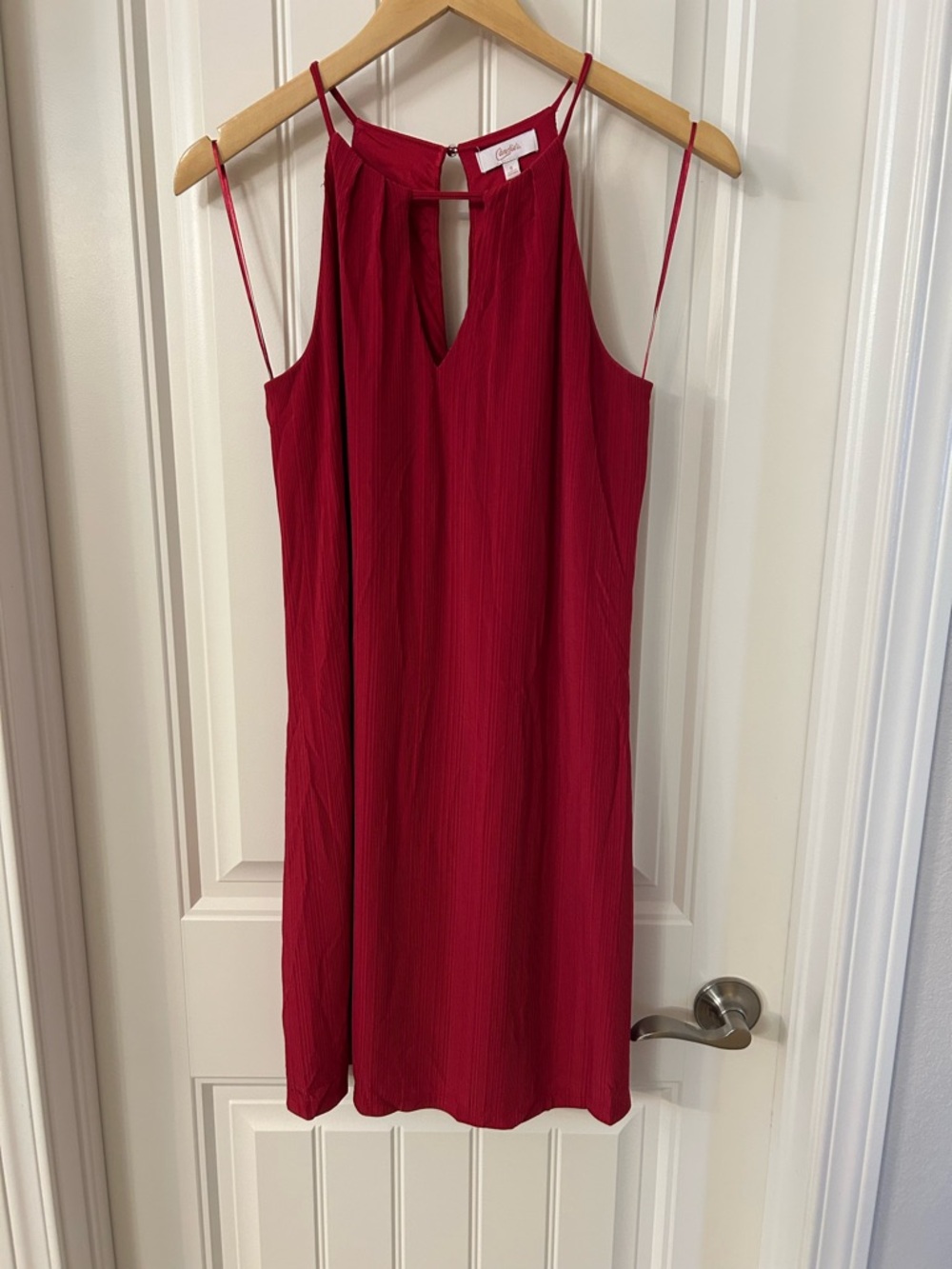 Candie’s Red Sleeveless Shift Dress